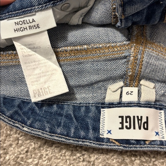 PAIGE Noelle High Rise Light Blue Jeans - Picture 2 of 7